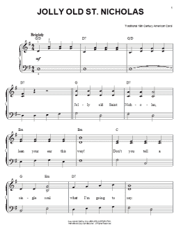 page one of A Jolly Merry Christmas (Easy Piano)