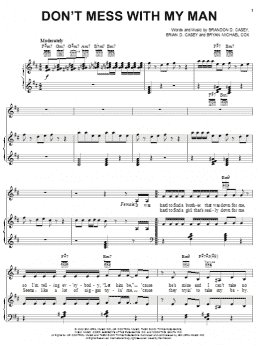 page one of Don't Mess With My Man (Piano, Vocal & Guitar Chords (Right-Hand Melody))