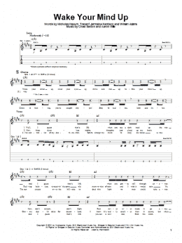 page one of Wake Your Mind Up (Guitar Tab)