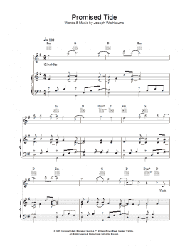 page one of Promised Tide (Piano, Vocal & Guitar Chords)