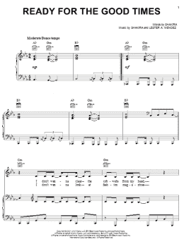 page one of Ready For The Good Times (Piano, Vocal & Guitar Chords (Right-Hand Melody))