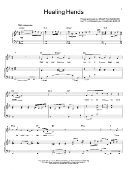 page one of Healing Hands (Piano & Vocal)