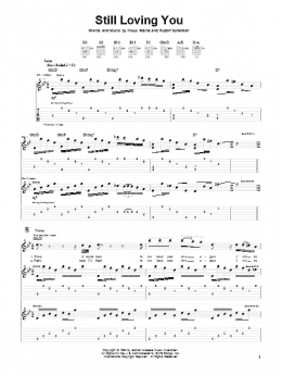 page one of Still Loving You (Guitar Tab)