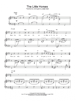 page one of The Little Horses (Piano, Vocal & Guitar Chords)
