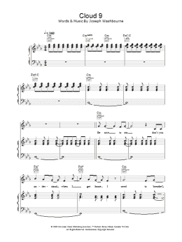 page one of Cloud 9 (Piano, Vocal & Guitar Chords)