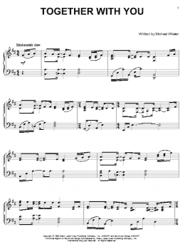 page one of Together With You (Piano Solo)