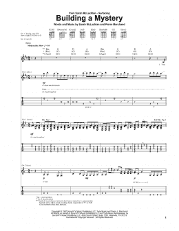 page one of Building A Mystery (Guitar Tab)
