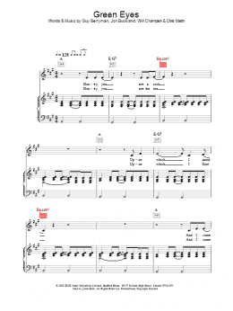 page one of Green Eyes (Piano, Vocal & Guitar Chords)