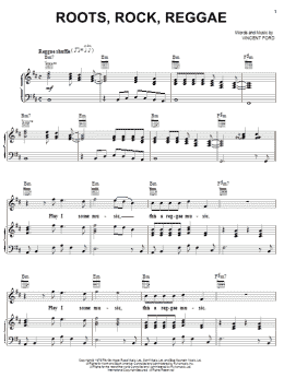 page one of Roots, Rock, Reggae (Piano, Vocal & Guitar Chords (Right-Hand Melody))
