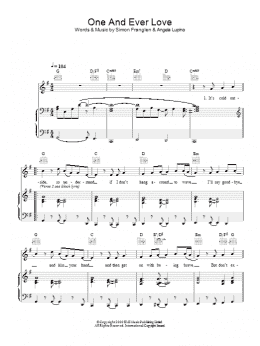 page one of One And Ever Love (Piano, Vocal & Guitar Chords)