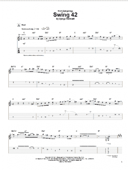 page one of Swing 42 (Guitar Tab)
