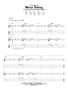 page one of Minor Swing (Guitar Tab)