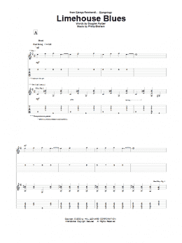 page one of Limehouse Blues (Guitar Tab)