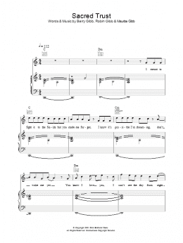 page one of Sacred Trust (Piano, Vocal & Guitar Chords)