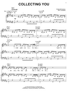 page one of Collecting You (Piano, Vocal & Guitar Chords (Right-Hand Melody))