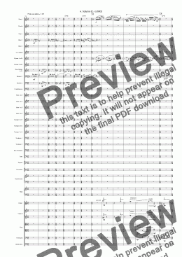 page one of Symphony No 04 (A Wine Symphony) mvts 6 & 7