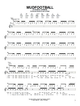 page one of Mudfootball (For Moe Lerner) (Guitar Tab)