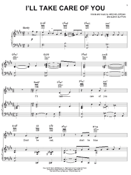 page one of I'll Take Care Of You (Piano, Vocal & Guitar Chords (Right-Hand Melody))
