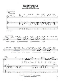 page one of Superstar 2 (Guitar Tab)