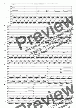 page one of Symphony No 04 (A Wine Symphony) mvts 8