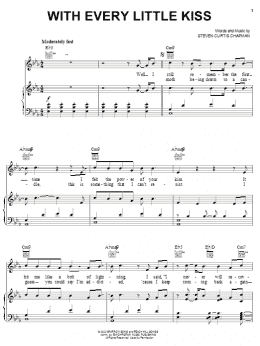 page one of With Every Little Kiss (Piano, Vocal & Guitar Chords (Right-Hand Melody))