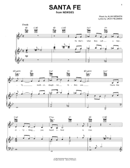 page one of Santa Fe (Piano, Vocal & Guitar Chords (Right-Hand Melody))