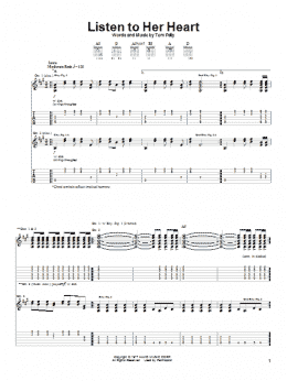 page one of Listen To Her Heart (Guitar Tab)