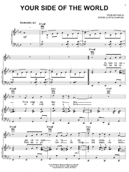 page one of Your Side Of The World (Piano, Vocal & Guitar Chords (Right-Hand Melody))
