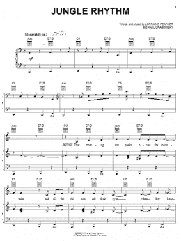 page one of Jungle Rhythm (Piano, Vocal & Guitar Chords (Right-Hand Melody))