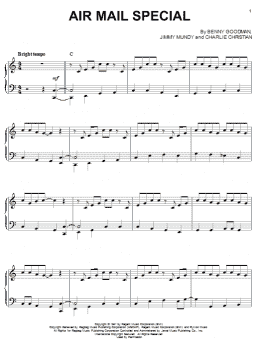page one of Air Mail Special (Piano Solo)
