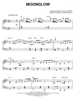page one of Moonglow (Piano Solo)
