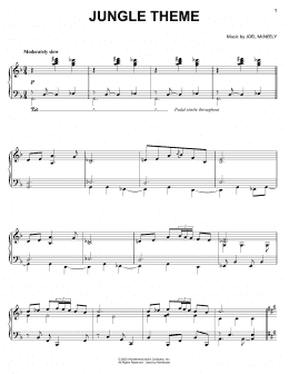 page one of Jungle Theme (Piano, Vocal & Guitar Chords (Right-Hand Melody))