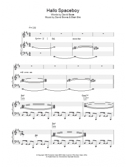 page one of Hallo Spaceboy (Piano, Vocal & Guitar Chords)