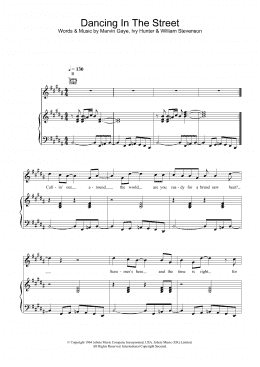page one of Dancing In The Street (Piano, Vocal & Guitar Chords)