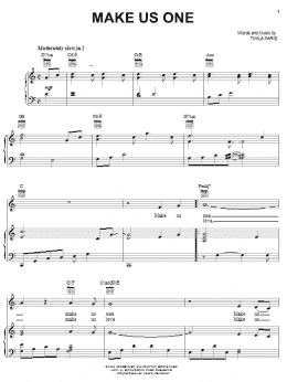 page one of Make Us One (Piano, Vocal & Guitar Chords (Right-Hand Melody))