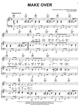 page one of Make Over (Piano, Vocal & Guitar Chords (Right-Hand Melody))