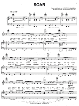 page one of Soar (Piano, Vocal & Guitar Chords (Right-Hand Melody))