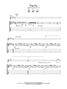 page one of The Fly (Guitar Tab)