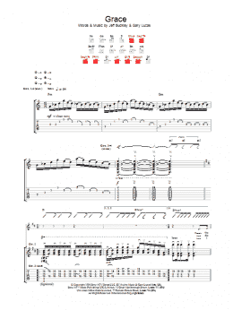 page one of Grace (Guitar Tab)