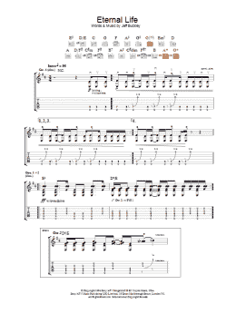 page one of Eternal Life (Guitar Tab)