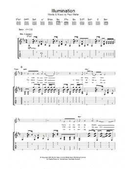 page one of Illumination (Guitar Tab)