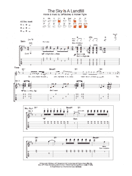 page one of The Sky Is A Landfill (Guitar Tab)