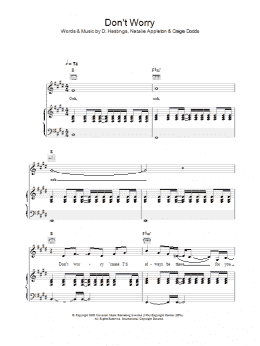 page one of Don't Worry (Piano, Vocal & Guitar Chords)