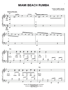 page one of Miami Beach Rumba (Accordion)
