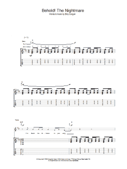 page one of Behold! The Nightmare (Guitar Tab)