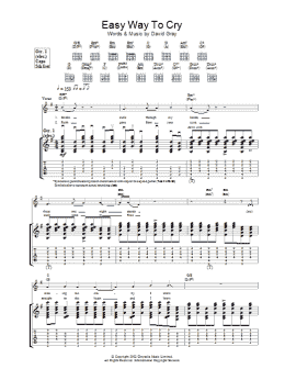 page one of Easy Way To Cry (Guitar Tab)