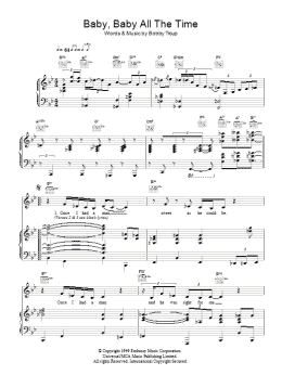 page one of Baby, Baby All The Time (Piano, Vocal & Guitar Chords)