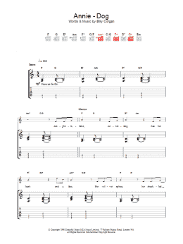 page one of Annie-Dog (Guitar Tab)
