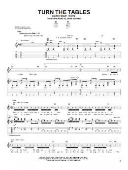 page one of Turn The Tables (Guitar Tab)