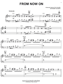 page one of From Now On (Piano, Vocal & Guitar Chords (Right-Hand Melody))